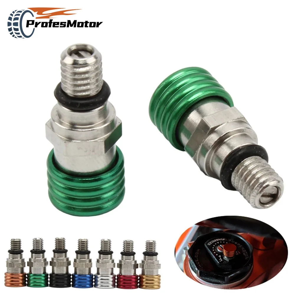 

Motorcycle Universal M5x0.8 Screw Front Fork Air Bleeder Relief Valve For CR CRF WRF KX KXF YZ YZF RMZ 85 125 250 450 MX Enduro