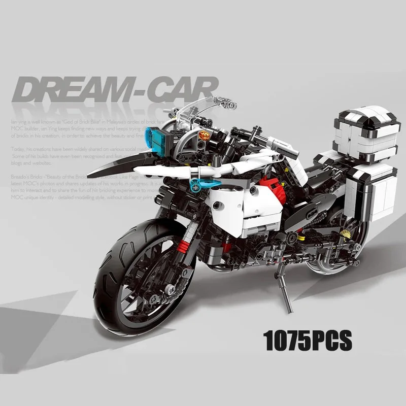 Technics немецкие мотоциклы R 1200 G moc строительные блоки сборные модели кирпичи