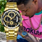 Часы наручные NIBOSI Мужские кварцевые, модные роскошные Брендовые спортивные водонепроницаемые светящиеся в стиле милитари, с автоматической датой