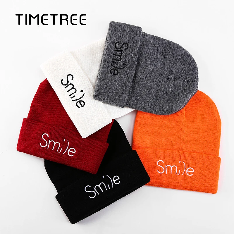 Модная зимняя шапка с надписью плотная вязаная для мужчин и женщин Уличная