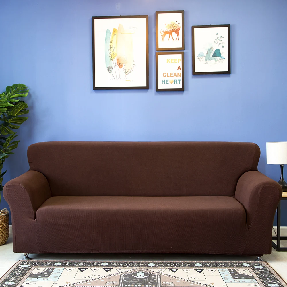 Универсальный полиэфирный чехол для дивана из спандекса растягивающийся