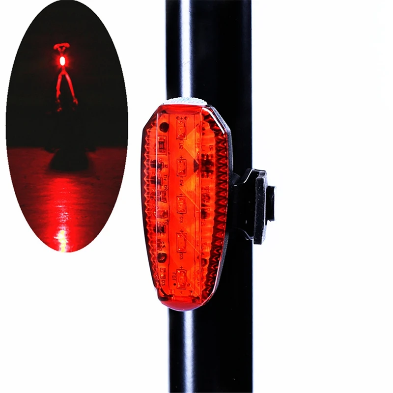 5Led 3 режима велосипедный светильник Предупреждение ющий для бегунов походов