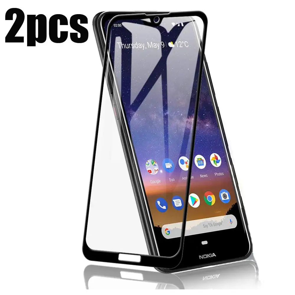 Закаленное стекло для Nokia 2 9H шт. полное покрытие Защита экрана TA 2019 1188 1191 1179