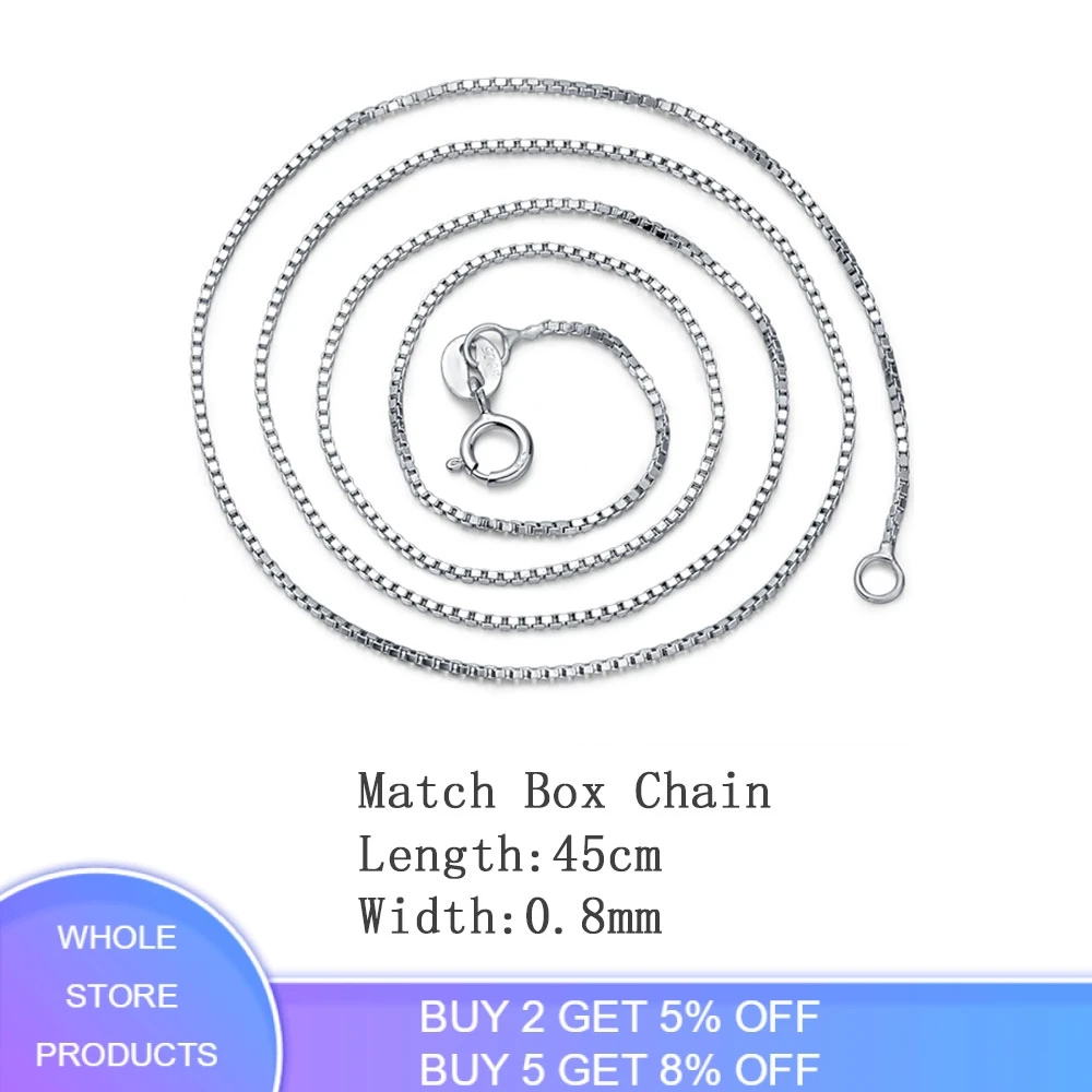 Женское Ожерелье из стерлингового серебра 925 пробы с подвеской в виде любовного