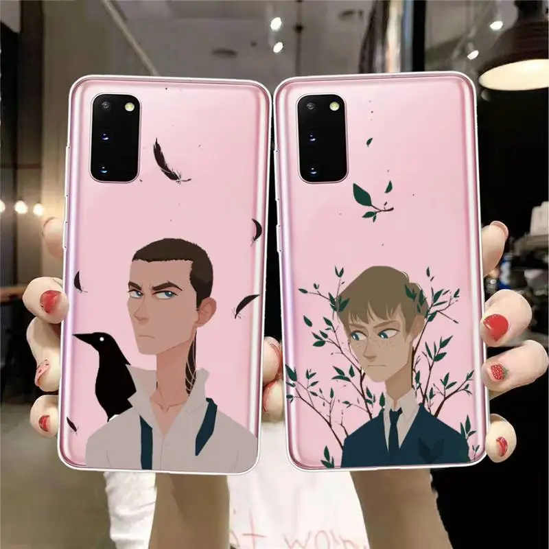 

Six Of Crows pattern Phone Case Transparent For Samsung Galaxy S Note 8 9 11 20 10 Pro E LITE P Plus A81