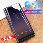 Изогнутое закаленное стекло с полным покрытием для Samsung Galaxy S9 S8 Plus S7 S6 Edge, защитная пленка для экрана Note 8 9, стеклянная пленка
