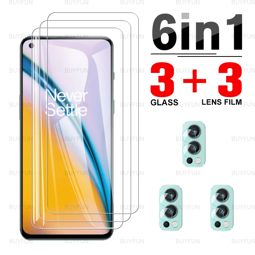 

6 в 1 пленка для объектива камеры OnePlus Nord 2 5G 6,43 дюйма HD переднее закаленное стекло для oneplus one plus 1 + nord 2 5g Защитная стеклянная пленка