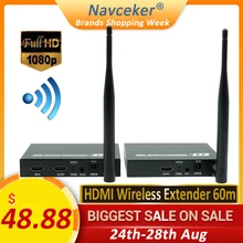 Navceker ZY DT211W беспроводной HDMI видео ТВ трансмиттер ресивер WIFI 60 м