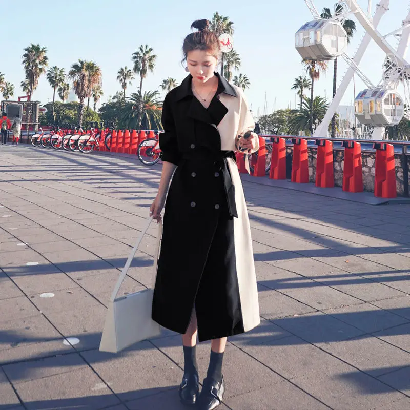 Ay1084 2020 spring autumn winter new women fashion casual Ladies work wear nice Jacket woman female OL long coat trench | Женская одежда