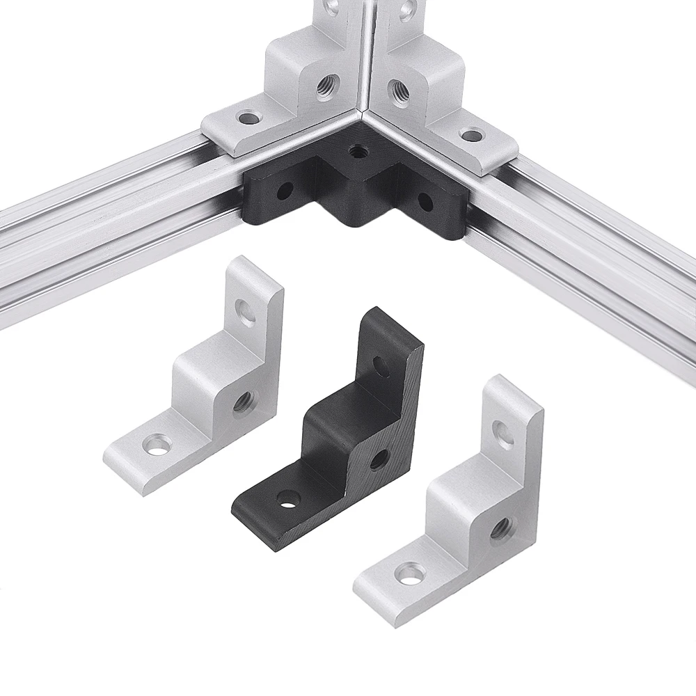 4Pc 1515 2020 Aluminum Profile Hole 10Mm Suitable for M6 5.1 Anchor Wheel Connector Right-Angle Extrusion Corner Code | Обустройство