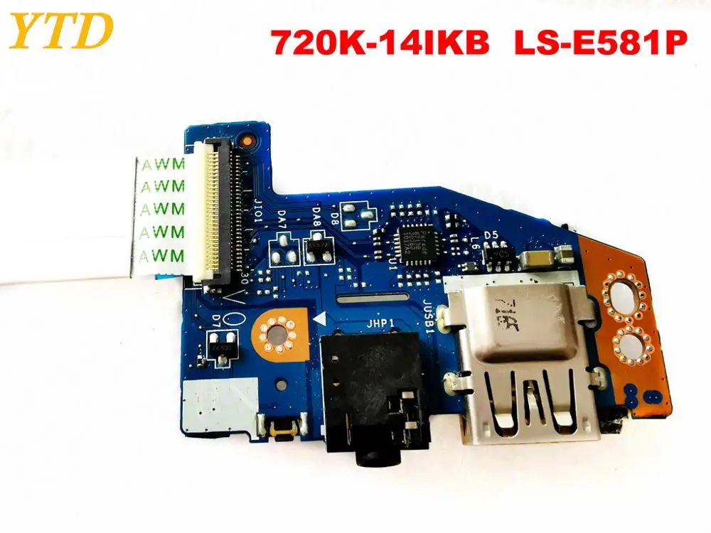 Оригинальный Для Lenovo 720S 14IKB USB плата аудио 720K LS E581P испытанное хорошее Бесплатная