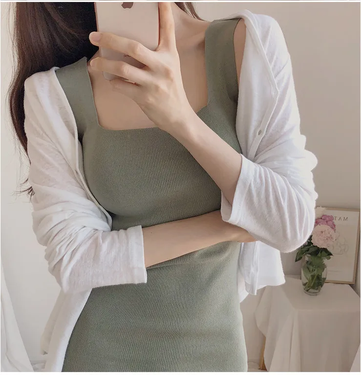 Платье женское Трикотажное короткое эластичный облегающий сарафан в стиле