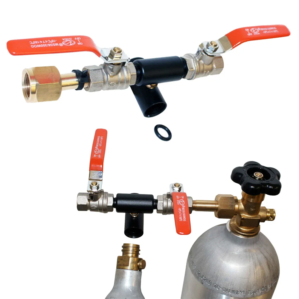 Двойной клапан для резервуара SodaStream CO2 запасная станция заправочный адаптер