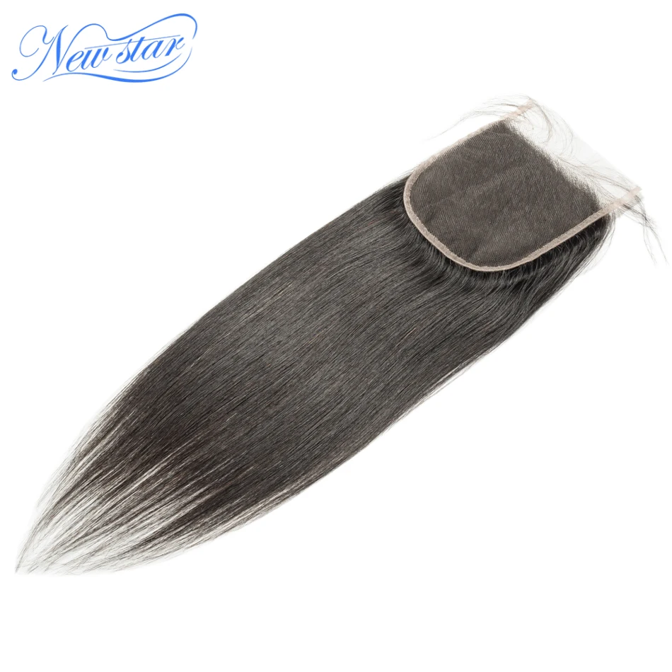 Бразильская новая звезда 5x5 HD кружевная прямая застежка натуральные