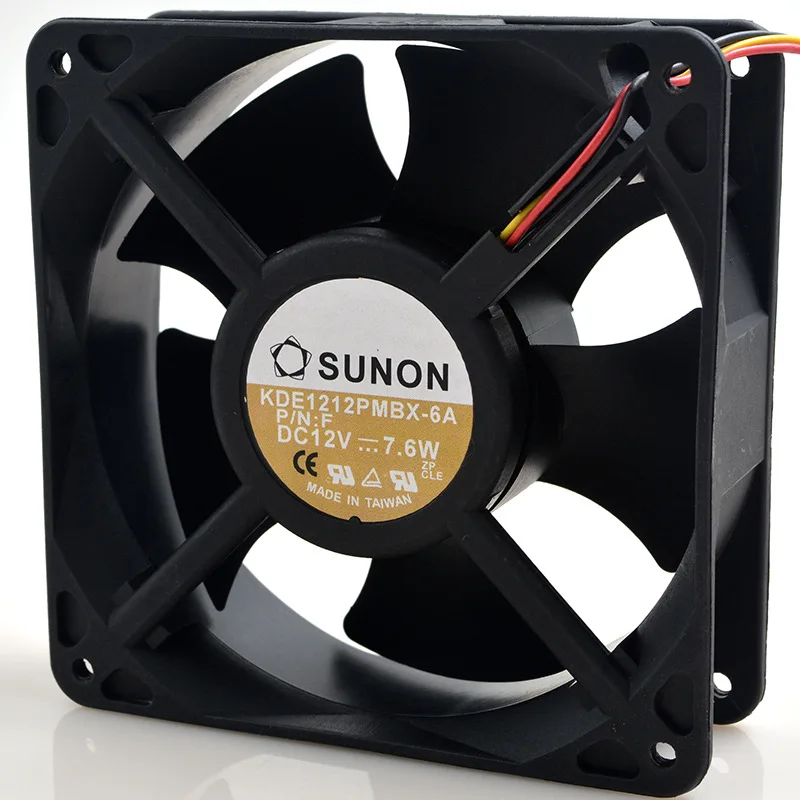 Основанный для Sunon 12038KDE 1212 PMBX 6A1V7.6W12cm осевой вентилятор теплоотвода|Кулеры и