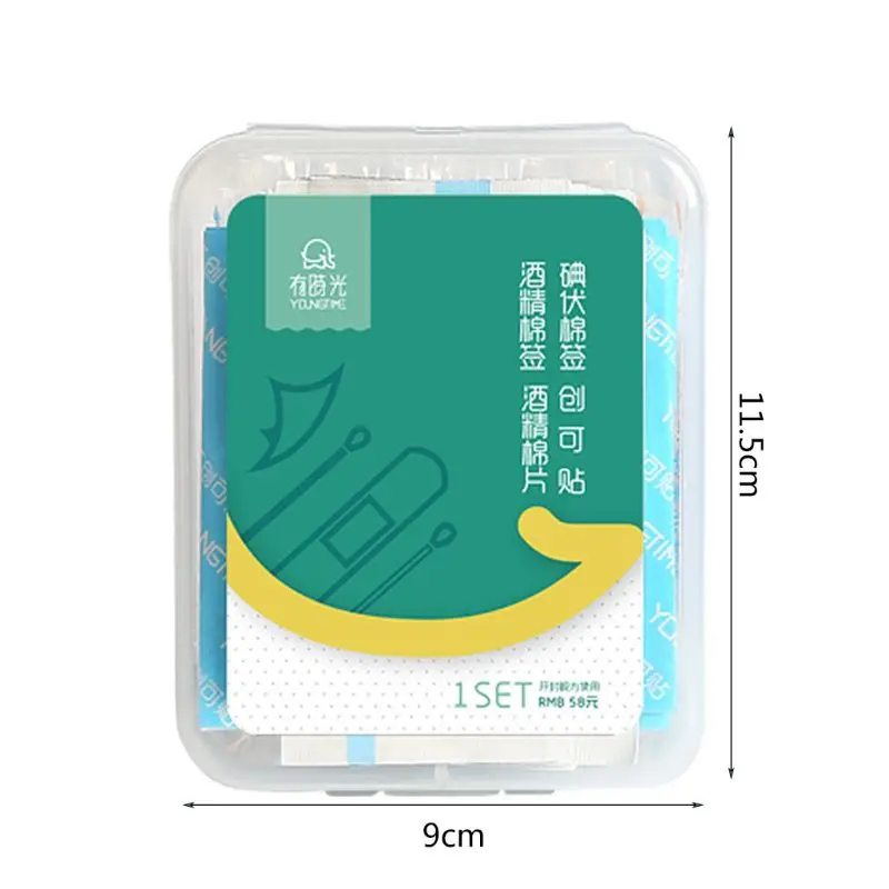 4 в 1 одноразовые маленькие салфетки для ран|Ватные палочки| |