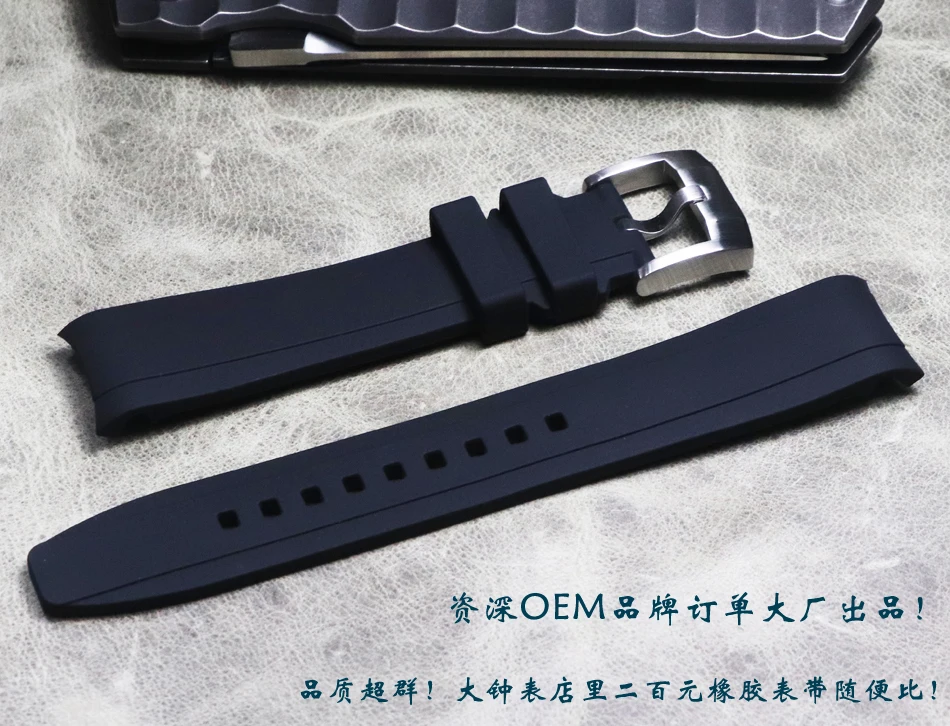18mm 20mm 22mm Rubber Silicone Watch Strap New Grind Arenaceous Substitute Belt Special for Omega Tudor Longines Seiko IWC Watch