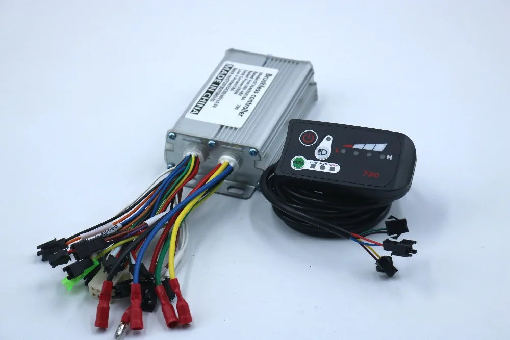 36V 48V 350W 18A GREENTIME Высокое качество Е-байка бесщеточный мотор 790 контроллер BLDC мотор Драйвер+ 790LED дисплей