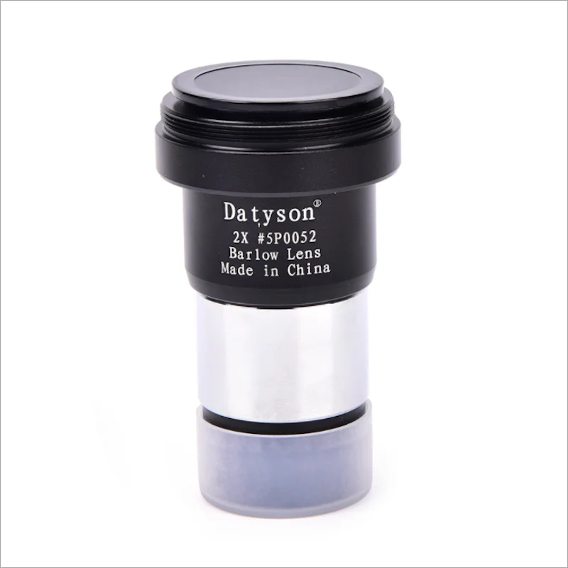 

Datyson Barlow Lens 2X Multi-Coated Metal Telescope Eyepiece 1.25inch 31.7mm with M42x0.75 Thread 5P0052