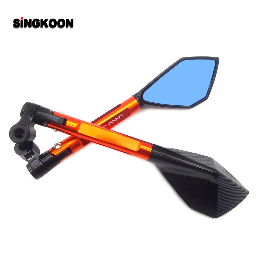 Зеркало заднего вида для мотоцикла 8/10 мм с ЧПУ|Боковые зеркала и аксессуары| |