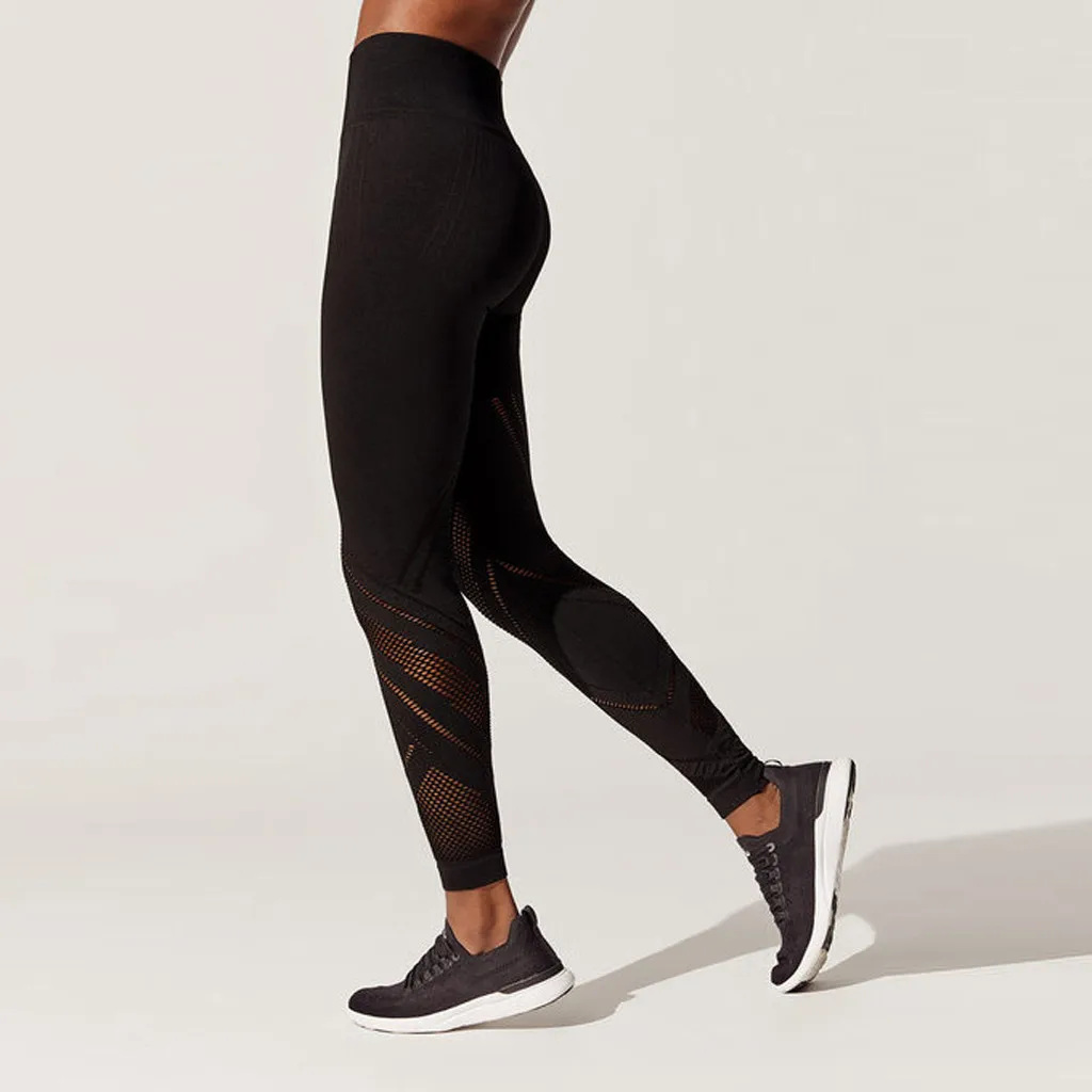 Женские Открытый Высокая талия и бедра бесшовные спортивные брюки женские для