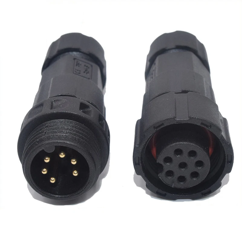 Водонепроницаемый Электрический кабель IP68 гнездовой разъем в сборе для пайки