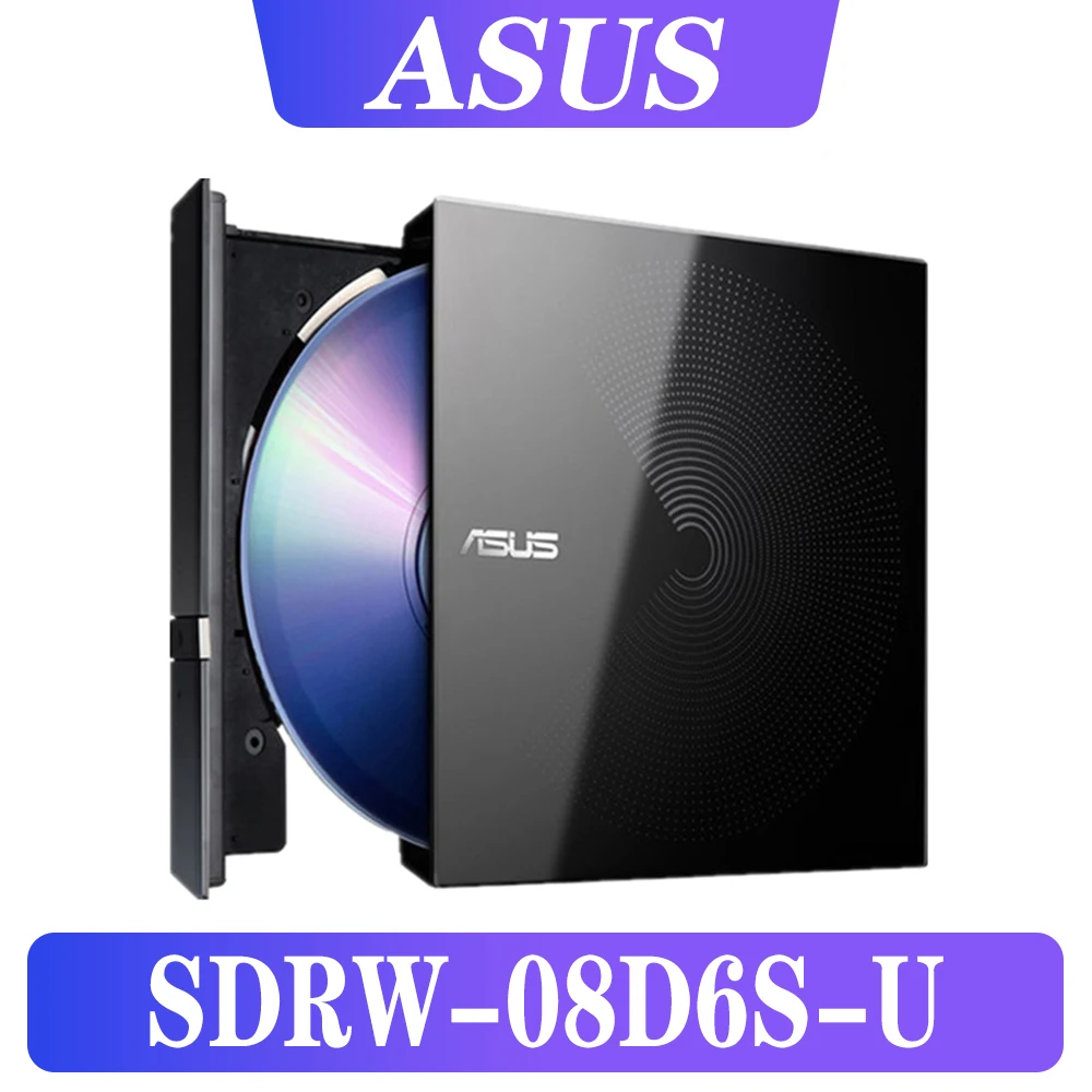 

ASUS sdrw-08d6s-u Внешний оптический привод портативный USB мобильный DVD / CD рекордер