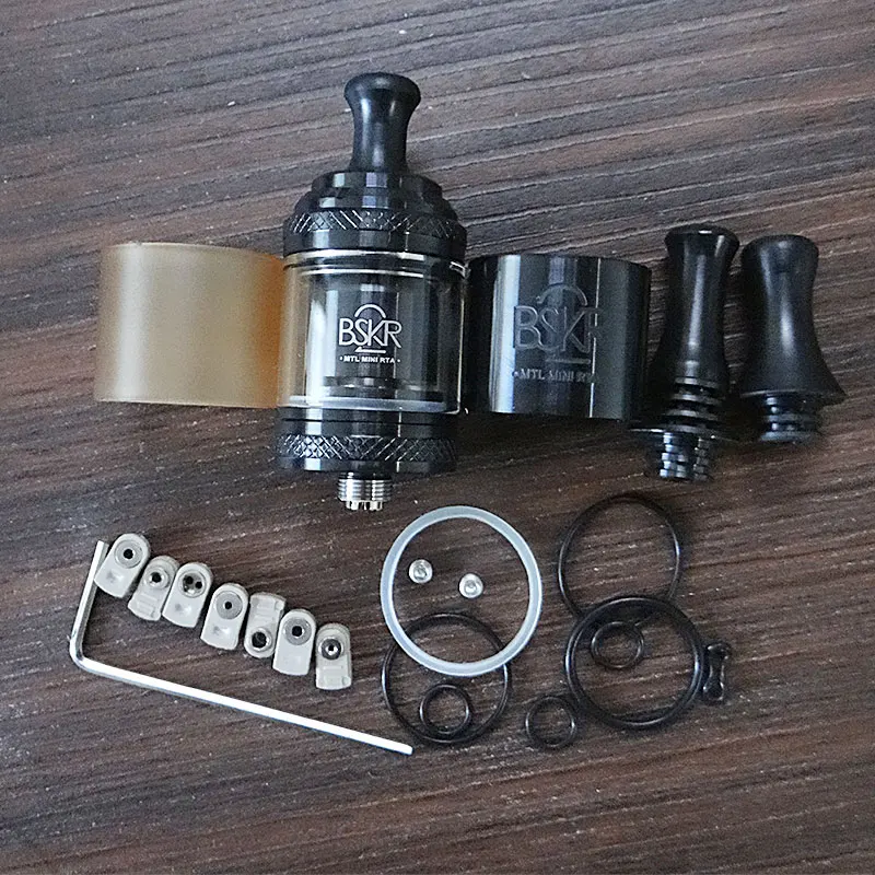 Вейп Berserker BSKR Mini V2 MTL RTA 22 мм 316ss 2 5 мл обслуживаемый резервуар атомайзер 8 шт. afc
