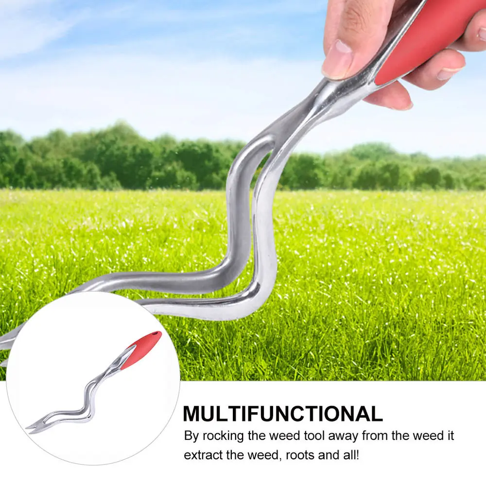 

Hand Weeder Tool Weeding Tools with Ergonomic Handle Manual Bend Weed Puller