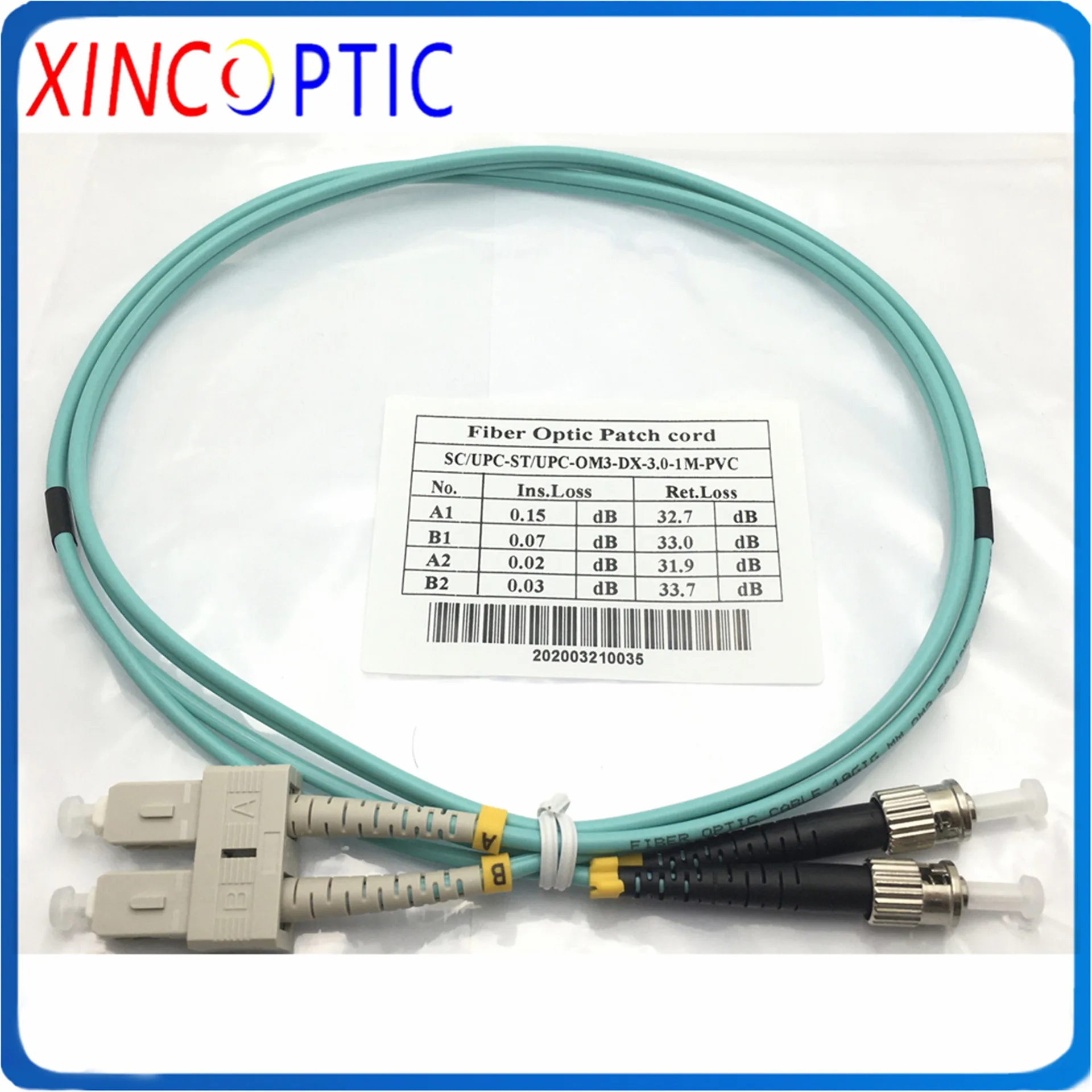 5 шт. ST-SC дуплексный OM3 волоконный патч-корд UPC Многомодовый Дуплекс 2 0 мм или 3 1 м 7 10