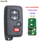 4-кнопочный смарт-ключ приближения, удаленная карта 4D, чип для Toyota Highlander 2008-2013, идентификатор FCC: HYQ14AAB 271451-0140