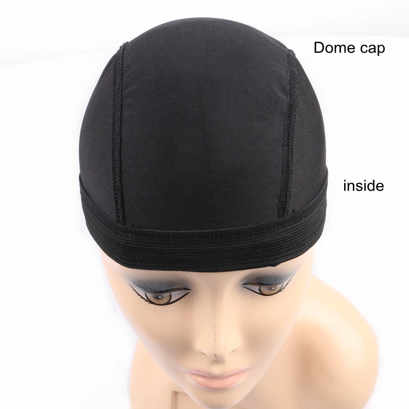 Free Shipping 10pcs/lot Black Glueless Hair net dome mesh wig cap for making wigs Spandex Net Elastic Dome | Шиньоны и парики