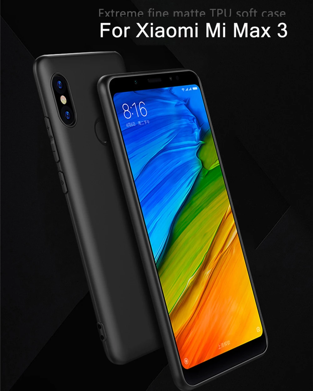 Матовый ТПУ чехол для Xiaomi mi Max 3 Чехол Ультра подходит для полной защиты чехол для телефона для mi Max3 mi Max3 чехол тонкий бампер оболочка