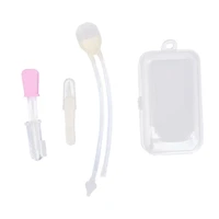 4pcs newborn baby care kit healthcare nasal aspirator dropper feeder nursing kit