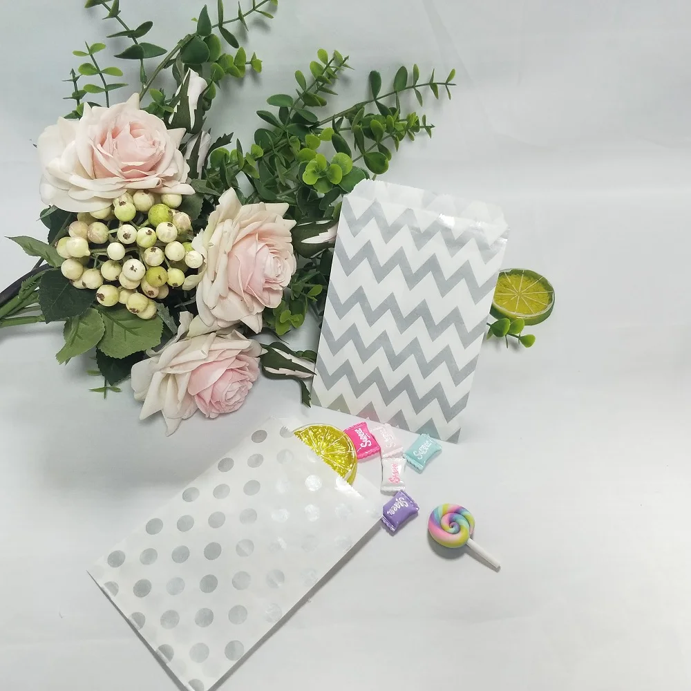 10x15cm mixed 24 маленьких белых стеклянных мешков, стеклянных пакетиков для конфет, пакетиков для печенья, 4x6 дюймов, 5x7 дюймов - Цвет: 10x15cm mixed