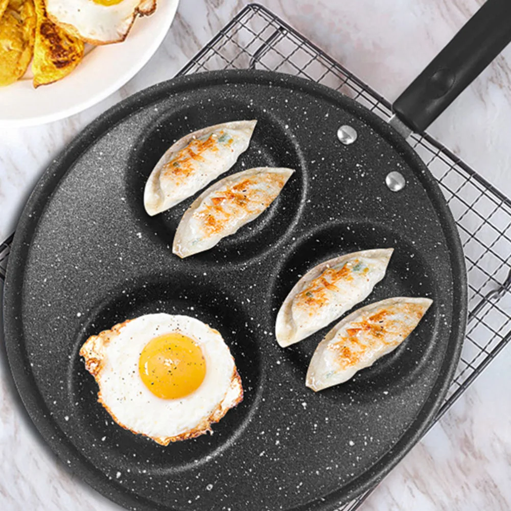 

1pc Non-stick Egg Frying Pan Divided Egg Cooker Waffle Cooker for Home Use