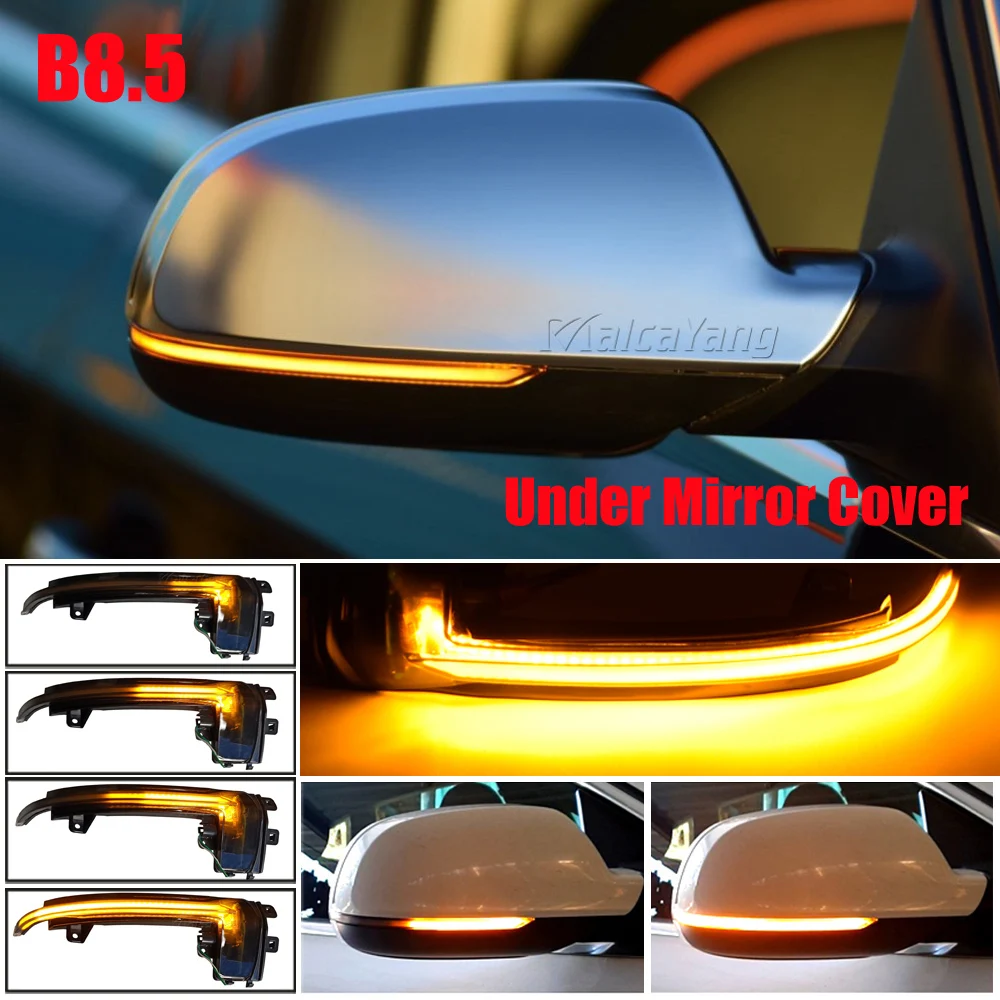 

Dynamic Blinker For Audi A3 8P A4 A5 B8 Q3 A6 C6 4F S6 B8.5 S5 RS5 RS4 RS3 Turn Signal Sequential Side Mirror Indicator Light