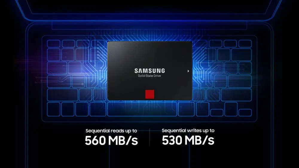 Внутренний накопитель SAMSUNG SSD 860 PRO 1 ТБ 3D 4K MJX контроллер инновационный 2 5 дюймовый