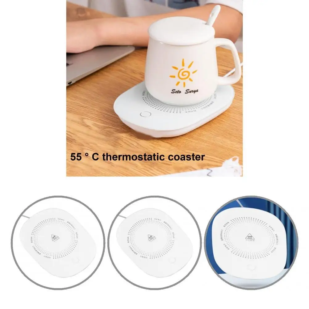 

Trendy Mug Warmer Safe Practical Constant Temperature Heating Cup Warming Pad Coffee Warmer Mug Warmer