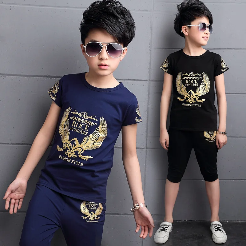 

Children T-Shirt + Shorts Sport Suit Boys clothing set sports clothes for boys tracksuit kids sport suit a sports outfit for boy