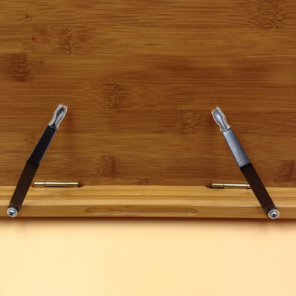 

28x20cm Bamboo Book Holder Adjustable Book Holder with Tray and Page Paper Clips Protable Bookstand Hands Free Book Stand