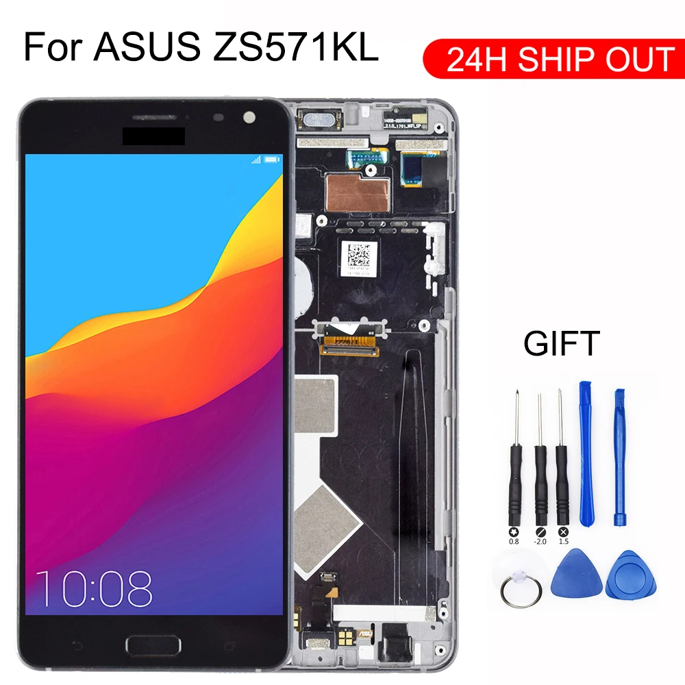 Оригинальный дисплей 5,7 '1440x2560 для ASUS ZS571KL, экран Для Zenfone AR, ЖК-дисплей в сборе с рамкой, запасные части