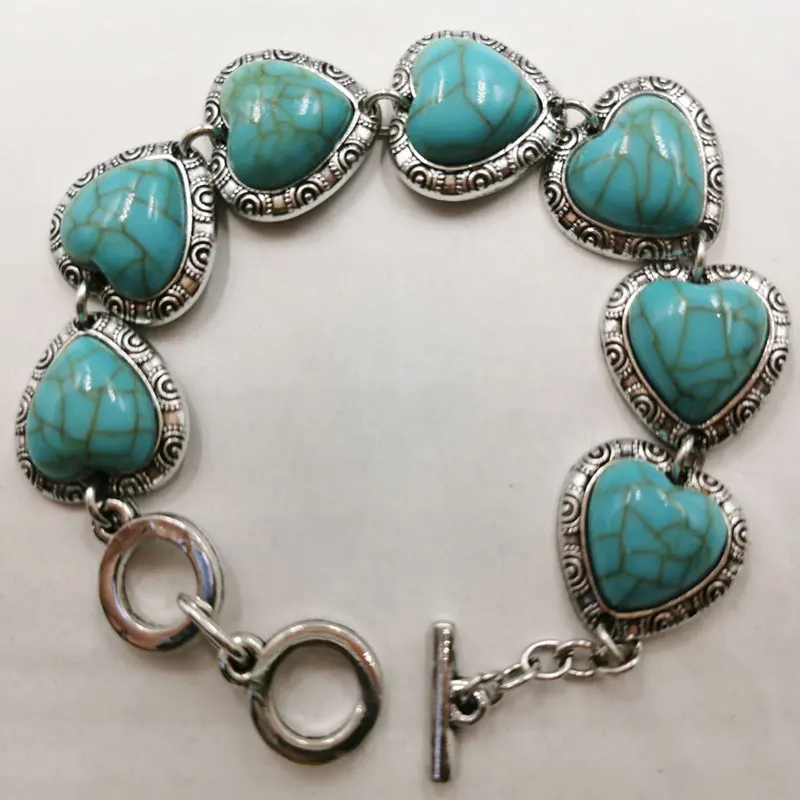 Прямые продажи с фабрики женский браслет из сплава бирюзы туристические
