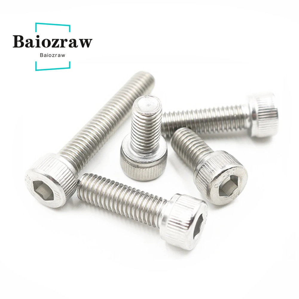 Шестигранное гнездо винтовой болт с головкой винта M4 M5 M6 304 шестигранный из