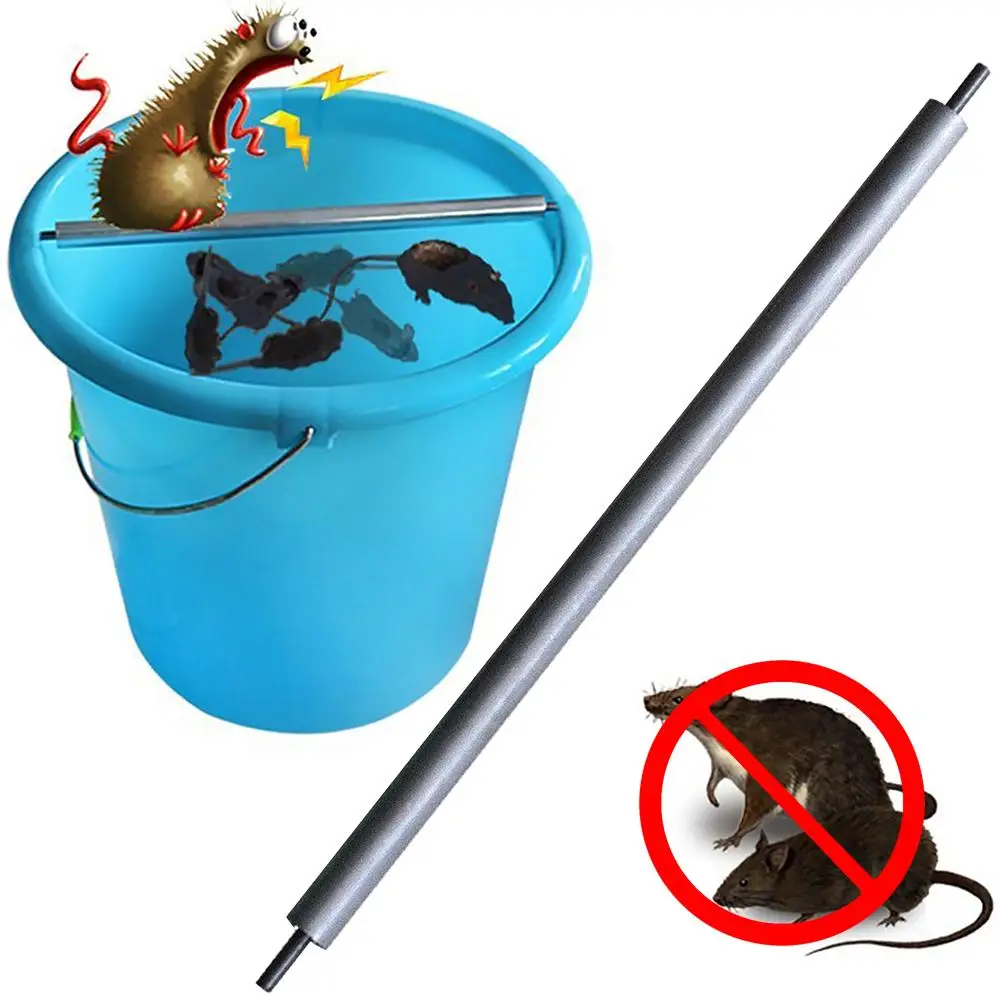 

Stainless Steel Household Rat Mouse Trap Killer Catcher Mouse Cage Smooth Spinning Roller Automatic Continuous Roller Mousetrap