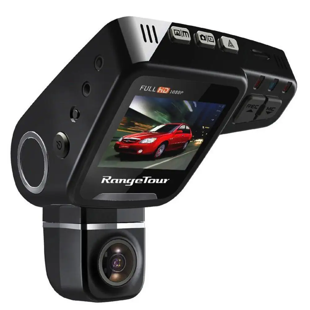 Автомобильный видеорегистратор Dashboard camera Dash Cam с двумя объективами C10s Plus Full HD 1080P 2," ЖК 170 градусов g-сенсор Видео Авто рекордер