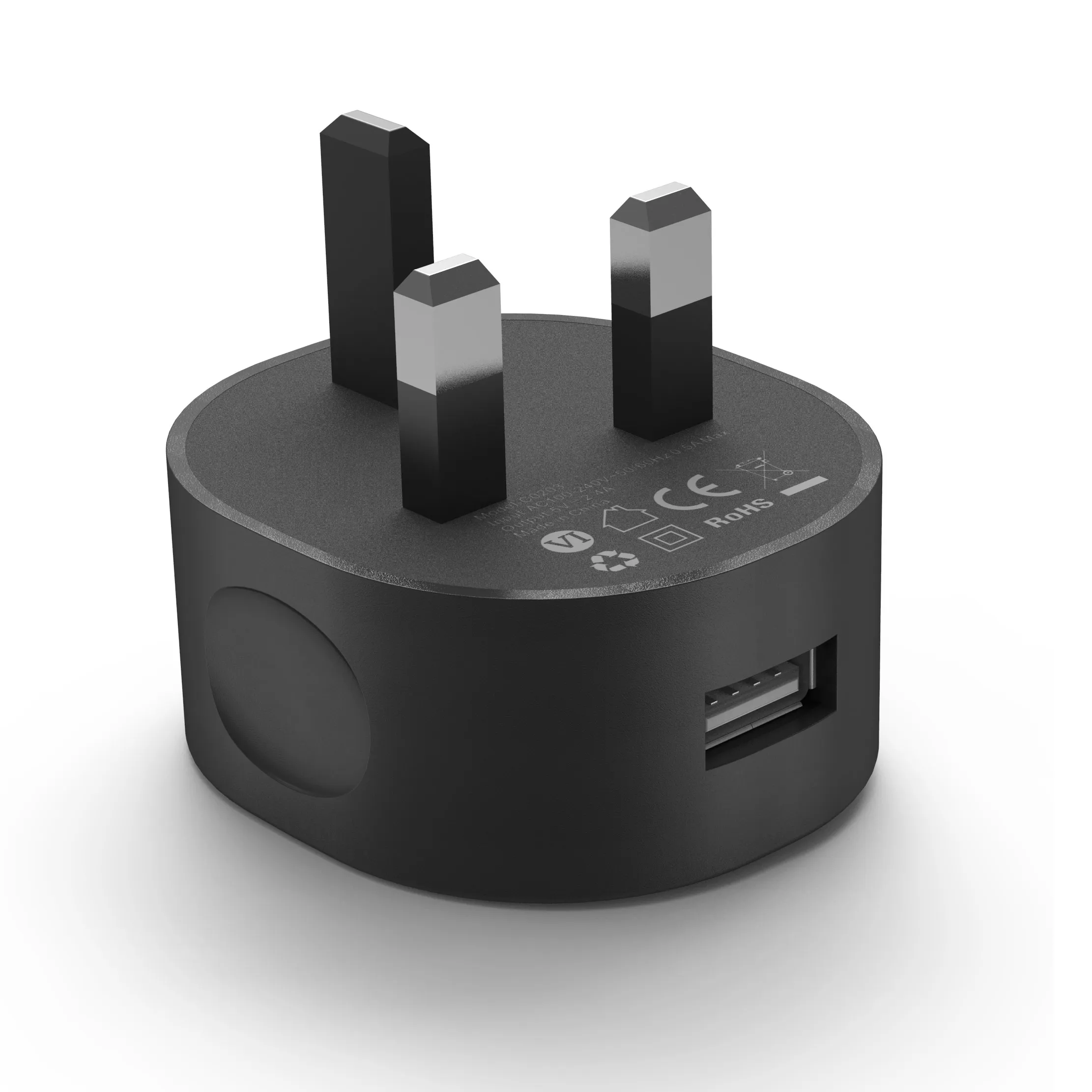 Великобритания CHOETECH 5V 2.4A USB Зарядное устройство для телефона универсальное дорожное сетевое Зарядное устройство с функцией умной зарядки USB адаптер для samsung S8/S7 EU/US/UK Разъем - Тип штекера: Великобритания