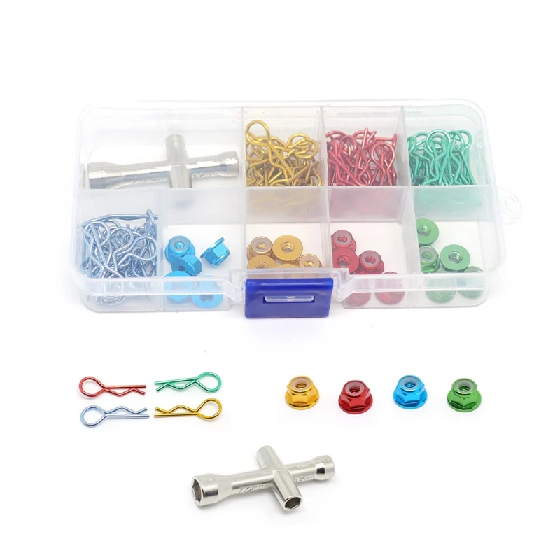 

Универсальная модель R гайка пряжки Bolt, совместимая с автомобилем модели RC 1:12 1:10