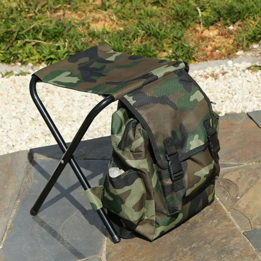 folding camping fishing chair stool portable backpack cooler hiking picnic bag free global shipping