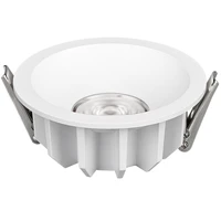 white downlight cob anti glare narrow frame home opening 7 5cm 5w ultra thin embedded led ceiling lamp